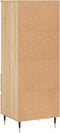 vidaXL - Hoge - kast - 40x36x110 - cm - bewerkt - hout - sonoma - eiken
