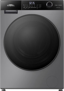 Everglades EVWM91412AG - Wasmachine - 9KG - A Klasse - Stoomfuncties/Allergie+ - Koolborstelloze Motor - Stil 72dB - Titanium Grijs