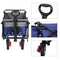 Woltu Transportwagen - Opvouwbaar - Stalen Frame 80 kg Draagvermogen Blauw