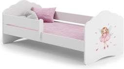 FALA - Peuterbed - 140x70cm - met hekje & matras - fee thema