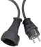 Brennenstuhl H05VV-F 3G1,5 - Verlengsnoer 2 m - Geaarde stopcontacten - Zwart