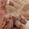 Little Dutch Safari Friends - Activiteitenknuffel - Zachte stofjes en spiegeltje - Roze