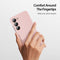 Dux Ducis - Geschikt voor Samsung Galaxy S23 Plus / S23+ - Grid Serie - Back cover hoes - Lichtroze