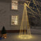 vidaXL - Kerstboom - met - grondpin - 310 - LED's - warmwit - 300 - cm