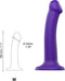 Strap-On-Me Semi-Realistische Dildo met zuignap - paars - maat M