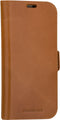 Dbramante1928 Copenhagen - Flip cover - Magneetsluiting en ruimte voor pasjes - Bruin