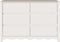 vidaXL - Ladekast - 'DRAMMEN'Wit - 111x43x73,5 - cm - Massief - Denhout