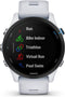 Garmin Forerunner 255 Music - Smartwatch - Muziek tijdens het sporten en Garmin Pay - Wit