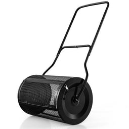 Multifunctionele Compoststrooier van 60,5 cm met Gaasrol en U-vormige Handgreep – Voor Gelijkmatige