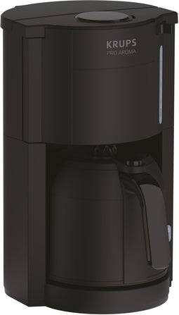 Krups Pro Aroma KM3038 - Filterkoffiezetapparaat - 1 liter thermoskan - Mat zwart