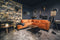 Hoekbank Morgan links - 248x261x88 - Adore 132 Goud - Velours