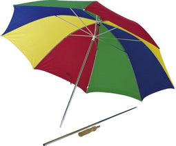 Happy People - Strandparasol 150 cm - 8 kleurrijke velden