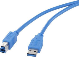 Renkforce RF-4260504 - USB 3.2 Gen1 Kabel - 1.80 m - Blauw