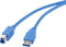 Renkforce RF-4260504 - USB 3.2 Gen1 Kabel - 1.80 m - Blauw