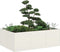 vidaXL - Plantenbak - 120x80x40 - cm - staal - wit