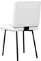 vidaXL - Eetkamerstoelen - 2 - st - kunstleer - wit