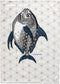 Keukendoek HappyFriday Fish Multicolour 70 x 50 cm (2 Stuks)