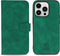 iMoshion Hoesje Geschikt voor iPhone 14 Pro Hoesje Met Pasjeshouder - iMoshion Uitneembare 2-in-1 Luxe Bookcase - Donkergroen