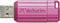 Verbatim PinStripe - USB-stick 128GB - Leessnelheid 12MB/s - Roze