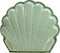 Zandbak schelp pastel groen 2-delig88 x 77cm x 36 cm SwingKing Zandbak / waterbak met deksel