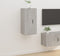 vidaXL - Tv-wandmeubel - 40x34,5x80 - cm - betongrijs