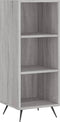 vidaXL - Schappenkast - 34,5x32,5x90 - cm - bewerkt - hout - grijs - sonoma - eiken