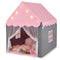 Coast Kinderspeeltent - Kasteeltent met Sterrenlicht - 105 x 121 x 136 cm - Grijs/Roze