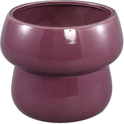 PTMD Bloempot Kaylene - 19x19x16 cm - Keramiek - Paars