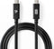Nedis USB-C Kabel - USB 3.2 Gen 1 - 100 W - 5 Gbps - 2 m - Zwart