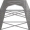 vidaXL - Plantenbak - 224x80x68 - cm - gepoedercoat - staal - grijs