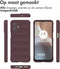 imoshion Hoesje - Geschikt voor Motorola Moto G54 - EasyGrip Backcover - Aubergine