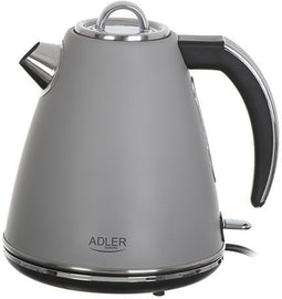 Adler AD 1343 - Waterkoker 1,5L - Roestvrij staal - Grijs