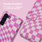 iMoshion Hoesje Geschikt voor Samsung Galaxy S23 Hoesje Met Pasjeshouder - iMoshion Design Bookcase smartphone - Roze / Retro Pink