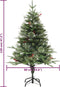vidaXL - Kerstboom - met - LED - en - dennenappels - 120 - cm - PVC - en - PE - groen