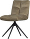 WOOOD Vinny Draaibare Eetkamerstoel - Velvet - Groen - 80x48x45