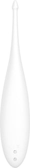 Satisfyer, oplegvibrator, tip vibrator, 'Twirling Fun', 17,5 cm, waterdicht, oplaadbaar, lichaamsvriendelijke siliconen