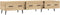 vidaXL - Tv-meubel - 150x36x30 - cm - bewerkt - hout - sonoma - eikenkleurig