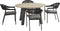 Taste 4SO Sienna stapelbare tuinstoel - mid grey