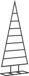 vidaXL - Kerstdecoratie - kerstboom - 125 - cm - metaal - zwart
