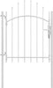 vidaXL - Poort - 1x1,75 - m - staal - zwart