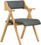 SoBuy FST98-SG - Opvouwbare Eetkamerstoel - Ergonomisch ontwerp - Donkergrijs