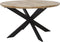 Tuintafel Rond - Merry - Ø135 cm - Acacia - Kruispoot - The Outsider