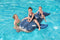 Bestway Whale Shark Pool Luchtmatrassen Blauw 193 x 122 cm