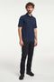 Tenson TXlite Melange Polo - Sneldrogend - Donkerblauw - 3XL