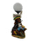 Rastafari Bureaulamp - Grappige Wiet Accessoires - 33 cm Hoog - Inclusief Snoer