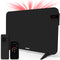Komodo Blazi - Infrarood Verwarmingspaneel - 450W - 72,5 x 45 cm - Verplaatsbaar & Hangend - Thermostaat & WiFi App - Zwart