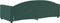 vidaXL - Slaapbank - 90x200 - cm - fluweel - donkergroen