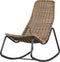 WOOOD Tom Schommelstoel Buiten - Rattan - Naturel - 97x51x95