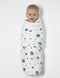 Meyco SwaddleMeyco Dots inbakerdoek - 100% katoen - Stone Green (4-6 maanden)