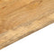 vidaXL - Tafelblad - vierkant - 50x50x2,5 - cm - massief - mangohout